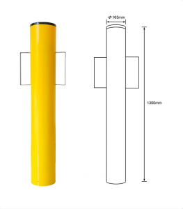 Hot New Products Automatic Electrical Hydraulic Rising Retractable Bollard for Vehicle Security Protection