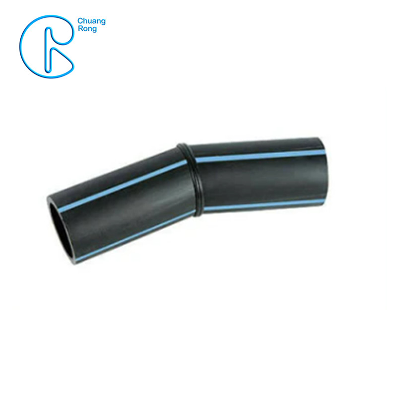 PE100 PN16 PN10 11.25/22.5 /30 Degree Butt Fusion Fabricated Elbow/Bend HDPE Fittings