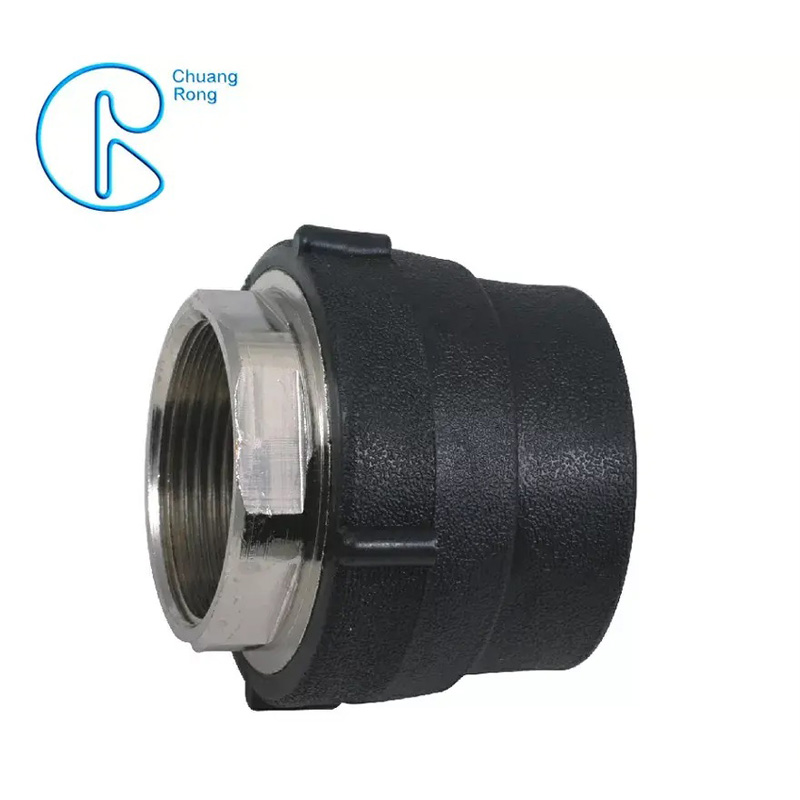 ISO Approved HDPE Socket Fusion Fittings PE100 PN16 SDR11 Socket Female Threaded Adaptor