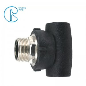 Corrosion Resistant Hdpe Socket Fittings Male Tee PE100 PN16 SDR11