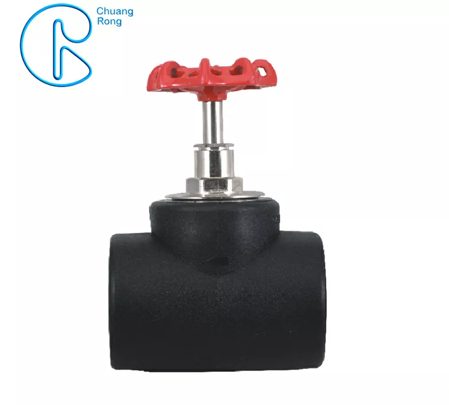 China Wholesale Hdpe Male Adaptor Suppliers –  20-110mm Socket Joint Fusion HDPE Stop Valve EN 12201-3:2011 Executive Standard – CHUANGRONG