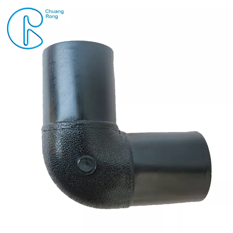 PE100 PN16 SDR11 HDPE Fusion Fittings , HDPE 90 Degree Elbow With Welding Parameters