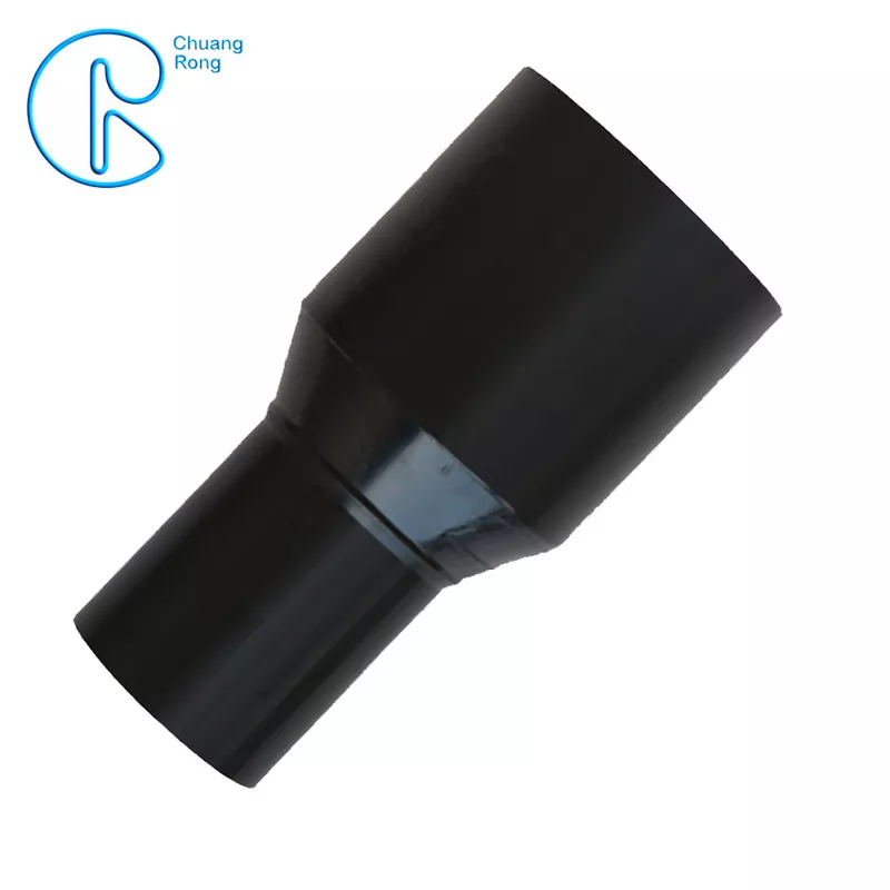 Black Color HDPE Fusion Fittings Buttwelding Joint Fittings Pe100 Reducer