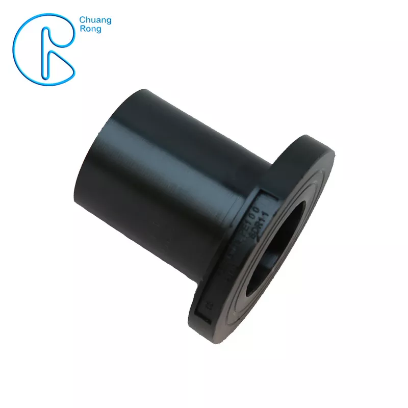 China Wholesale Hdpe Pipe And Fitting Quotes –  Water Supply Pipeline Fitting HDPE Stub Flange End Adaptor Long Service Life – CHUANGRONG detail pictures