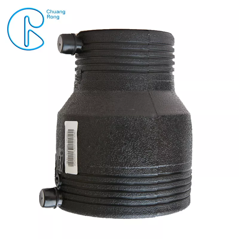 PN16 SDR11 PE100 HDPE Electrofusion Reducer For Gas Water Oil and Sewage Treatment