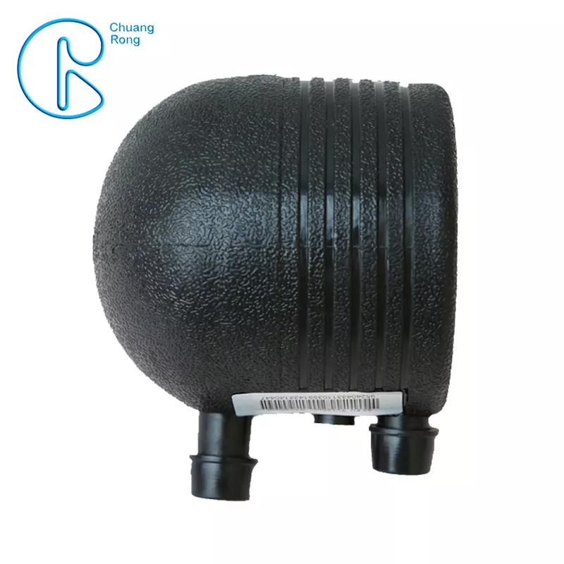 Water And Gas Supply HDPE Electrofusion Fittings , HDPE End Cap PN16 SDR11 PE100