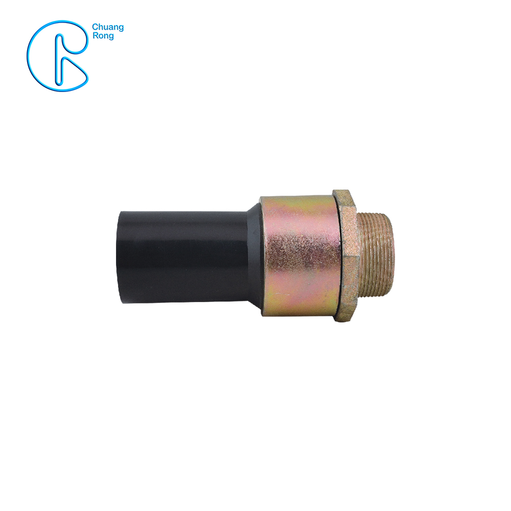 China Wholesale Pe Pipe Connector Factory –  PN16 HDPE Electrofusion Pipe Fittings , PE / Steel Transition Threaded For Gas Supply – CHUANGRONG Featured Image
