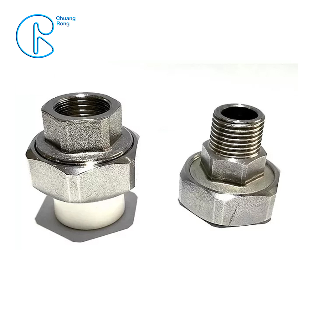 PPR/CPVC Inserts Female Union Fittings Stainless Steel Inserts