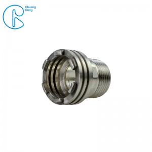 M30 Stainless Steel 1/4-20 Threaded 304 Insert Male Union Fittings