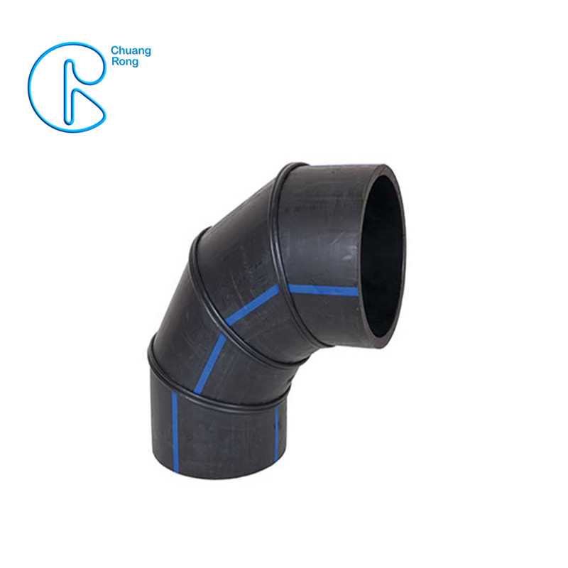 PN16/PN10 HDPE Fabricated Segment Fittings 90 Degree Elbow/Bend PE Welded Fittings