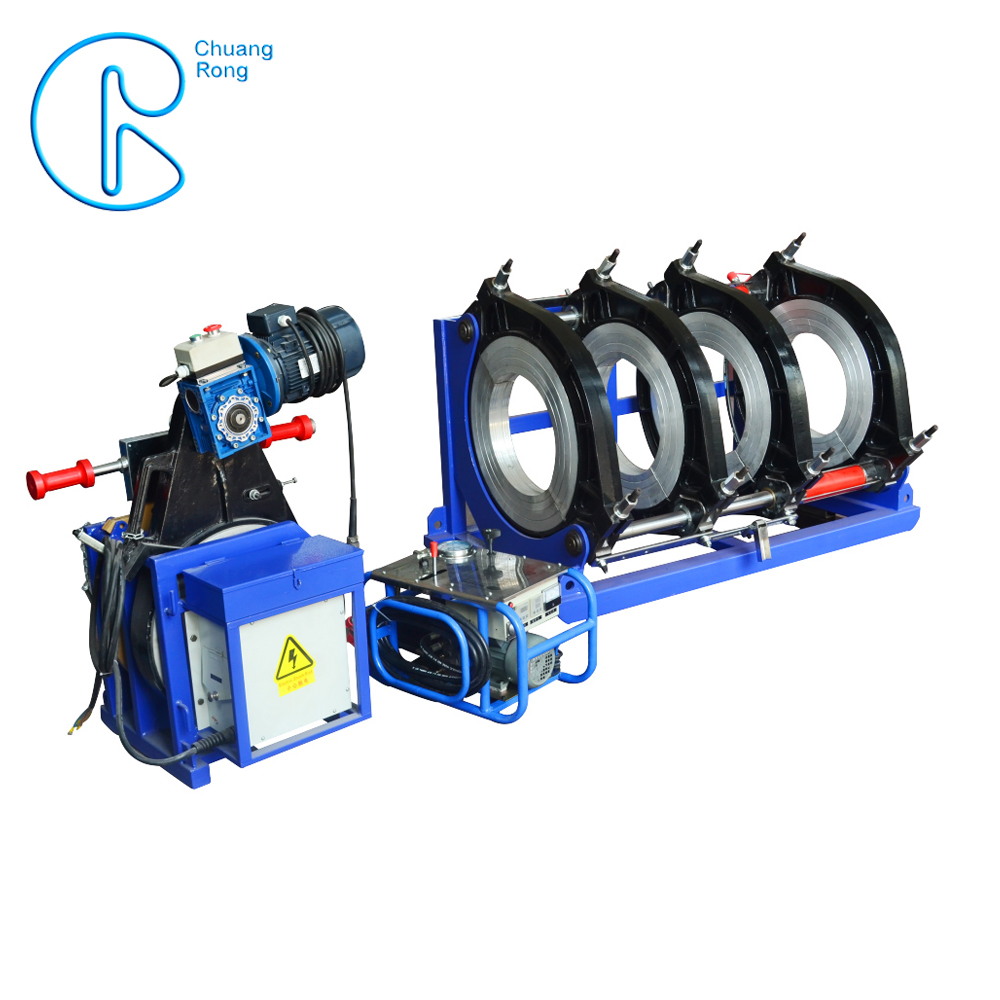 Plastic HDPE Pipe 380V/415V CRDH450-500 -630 Hydraulic Butt Fusion Welding Machine