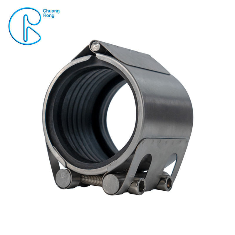 Double-Section Pipe Repair Coupling RCD Used On New PipeLines And Repairing Pipe leaks Featured Image