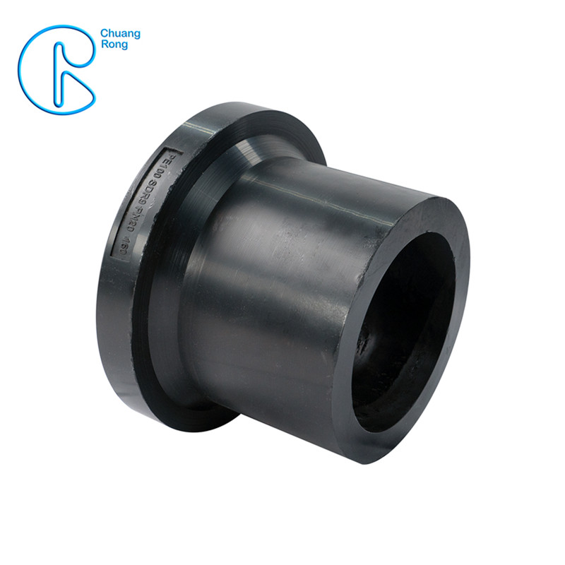 ASTM/ ISO Standard  Customizable PN6-PN25 HDPE Stub  End Flange Adaptor with short neck, long neck