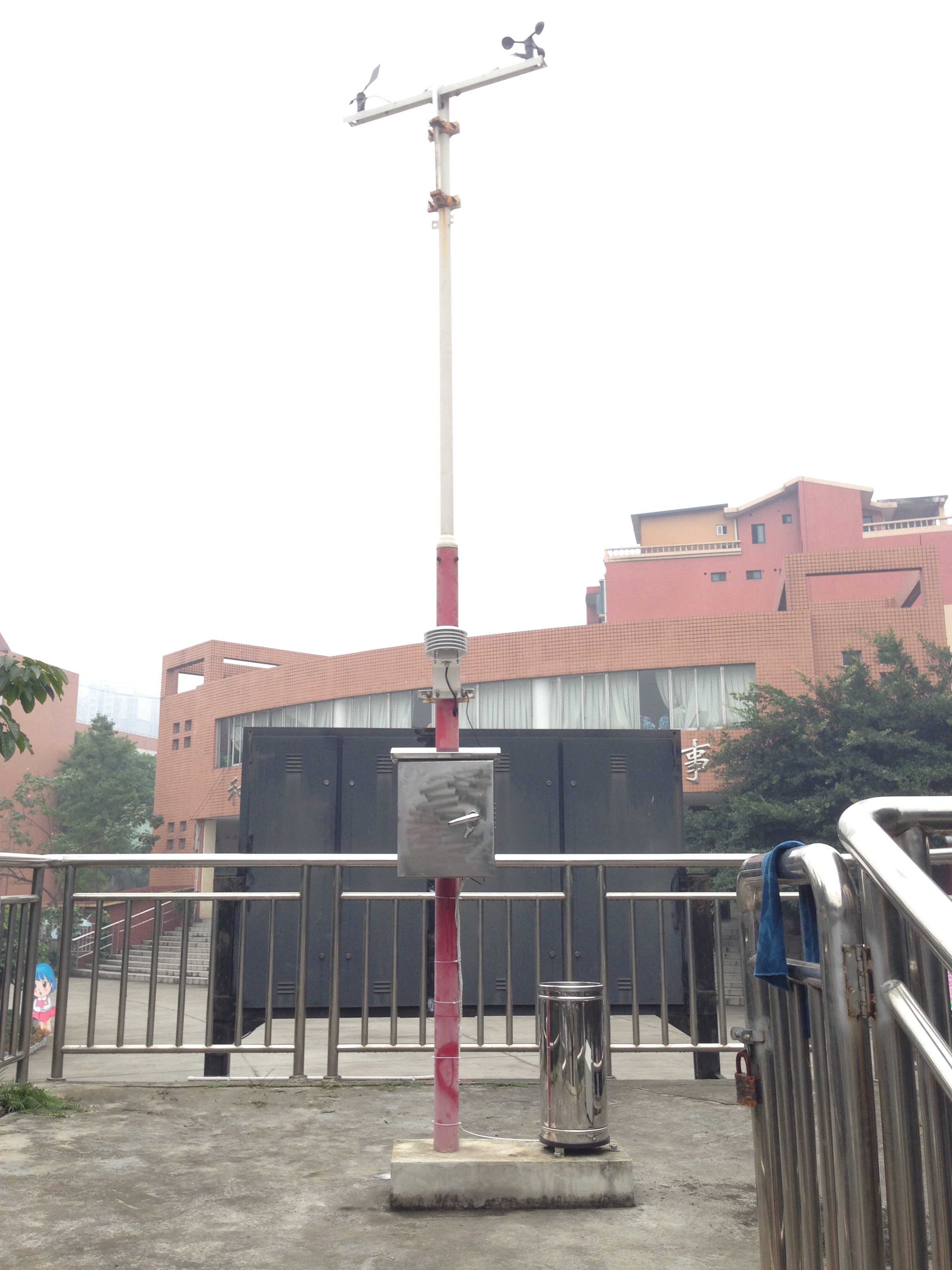 Do you know what are the features of campus weather monitoring stations?