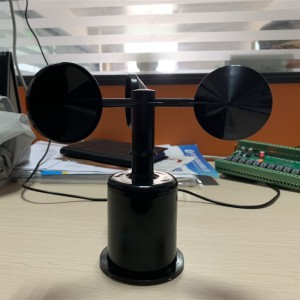 Meteorological anemometer wind speed sensor