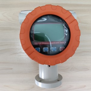 Externally attached ultrasonic level meter