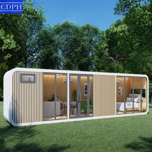CDPH Large capacity 40 ft modern design apple cabin house for living and vacation