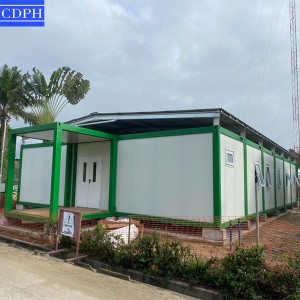 20FT Double Storey Prefab Modern Modular Labor Camp Detachable Container Office Prefab House for Sale