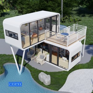 prefabricated container house prefab steel structure popular apple cabin