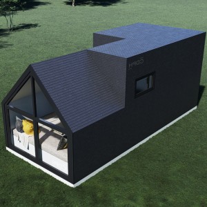 new design popular prefabricated building luxury A frame triangle house large capacity hoilday home