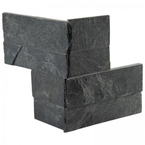 Building Material Natural Slate Stone / Irregular Square Thick Grey Black Slate Paver Stone For Outdoor Landscape Floor Decoration