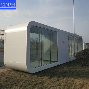 China Modern Luxury Design Prefabricated Steel Structure Apple Cabin House for Sale