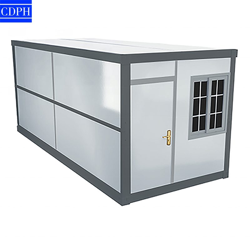 Wholesale 20ft Foldable Flat Pack Shipping Container House Camp Prefab Capsule House