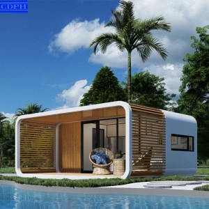 luxury high quality modern design apple cabin container tiny house for sale