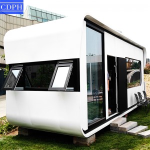 China cheap price modern design prefab steel structure apple cabin house tiny home for sale