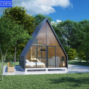 Triangle Prefabricated House Light Steel Maldives Prefab House For Hotel