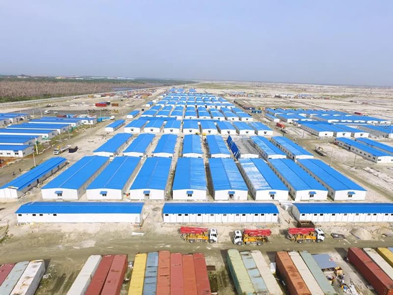 The 10,000-person camp project of the second phase of the Zhiliatangote refinery (3)