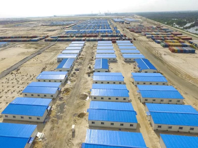 The 10,000-person camp project of the second phase of the Zhiliatangote refinery (4)