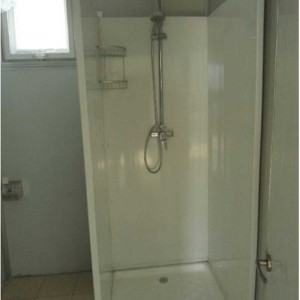 Tempered Glass Shower Cabin Enclosed with Aluminum Cover Bathroom 90x90cm