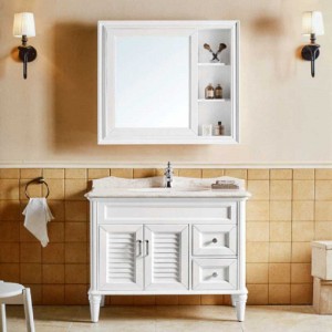 Hand Wash Basin Modern Bathroom Countertop White Color Porcelain with Faucet