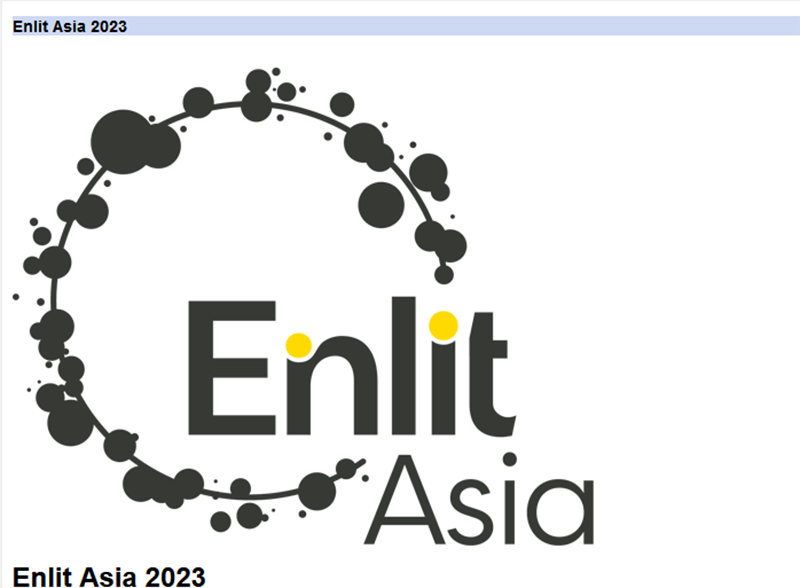 CDT සමූහ කණ්ඩායම Enlit Asia 2023 ප්‍රදර්ශනයට සහභාගී වනු ඇත