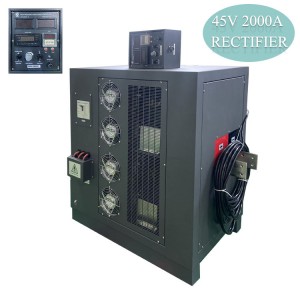 Electroplating Rectifier with Remote Control Air Cooling DC Regulated Power Supply 45V 2000A 90KW