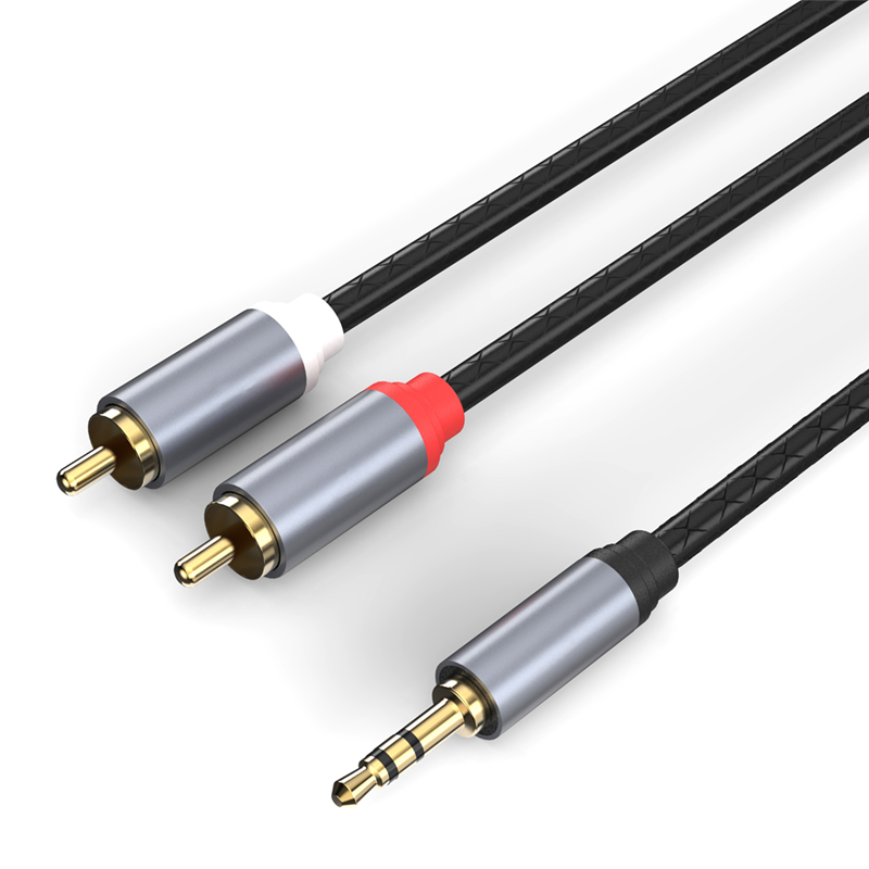 2 Rca Jack 3.5mm Stereo Audio Cable