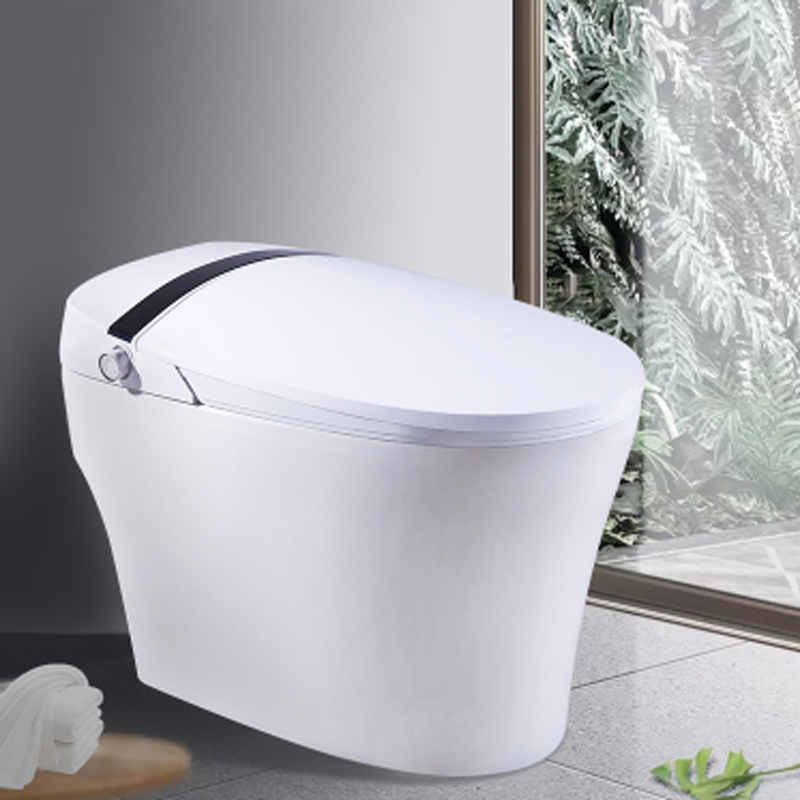 200D-serie Slim toilet, schuimspatpreventie, knop met één knop, spraakbediening