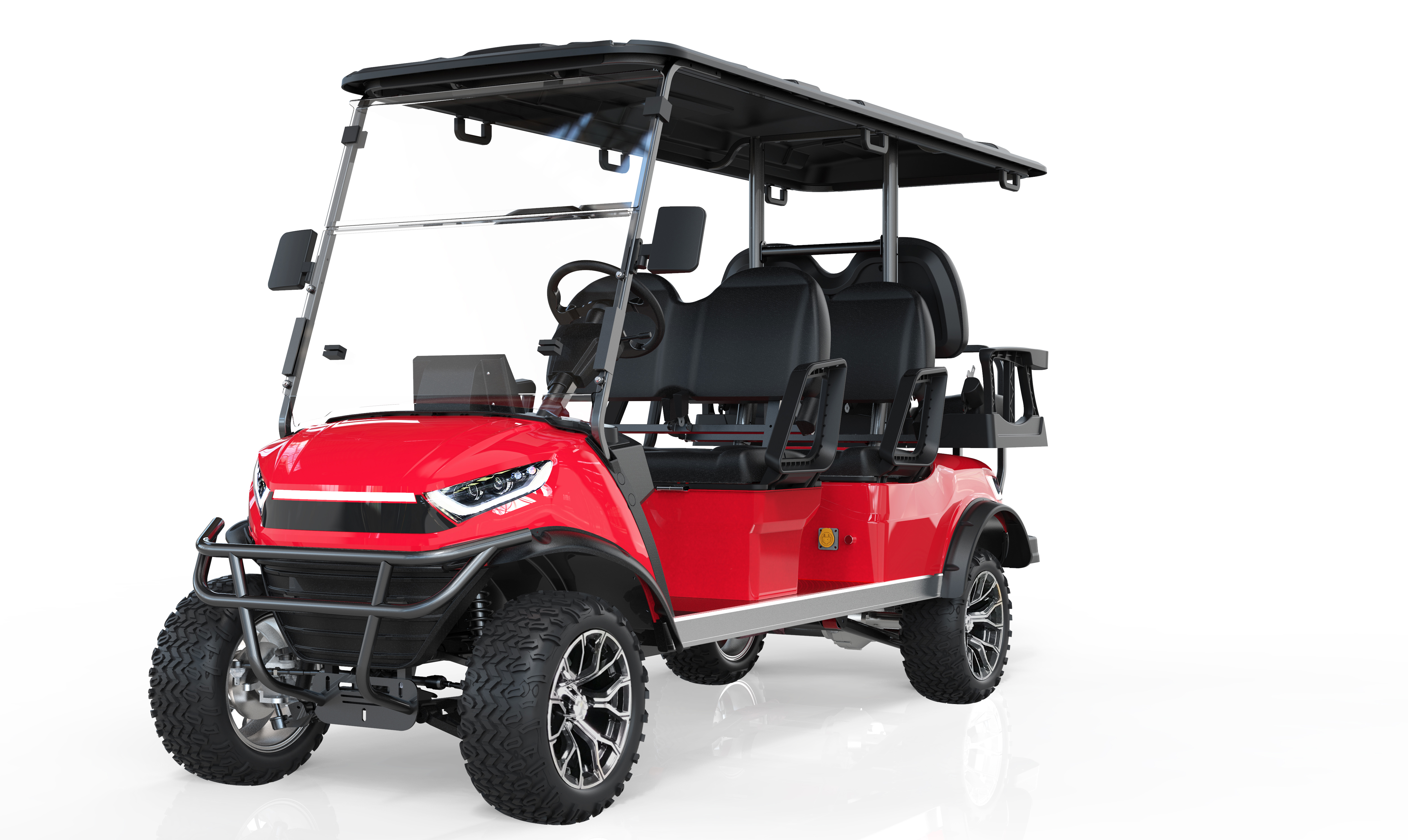 Predám čínsky golfový vozík Custom Private Mold Electric Lifted Golf Cart 6 Passenger značky CENGO