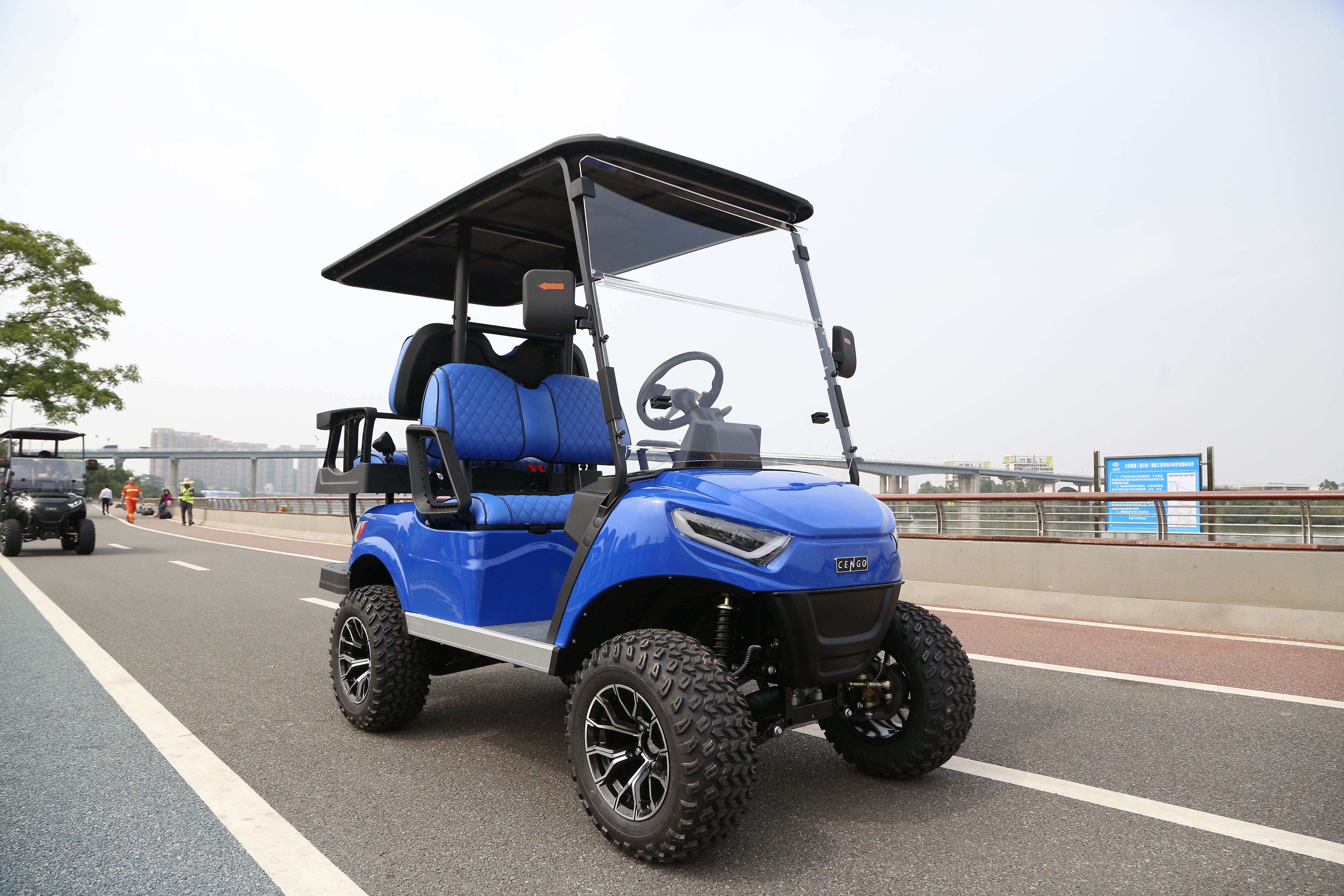 Off Road Golf Cart 4 Passenger with Main Alloy Frame
