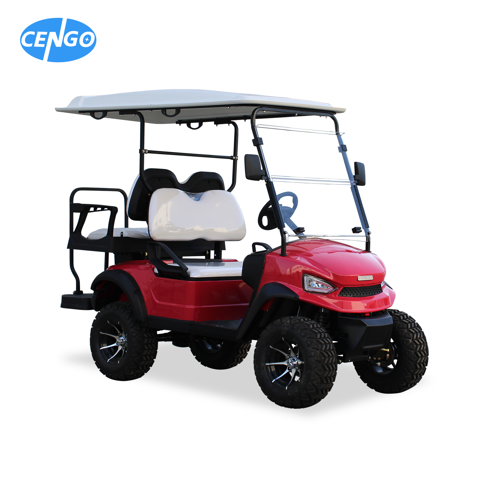 Lifted Golf Carts with New Design 4 Seater Golf Cart