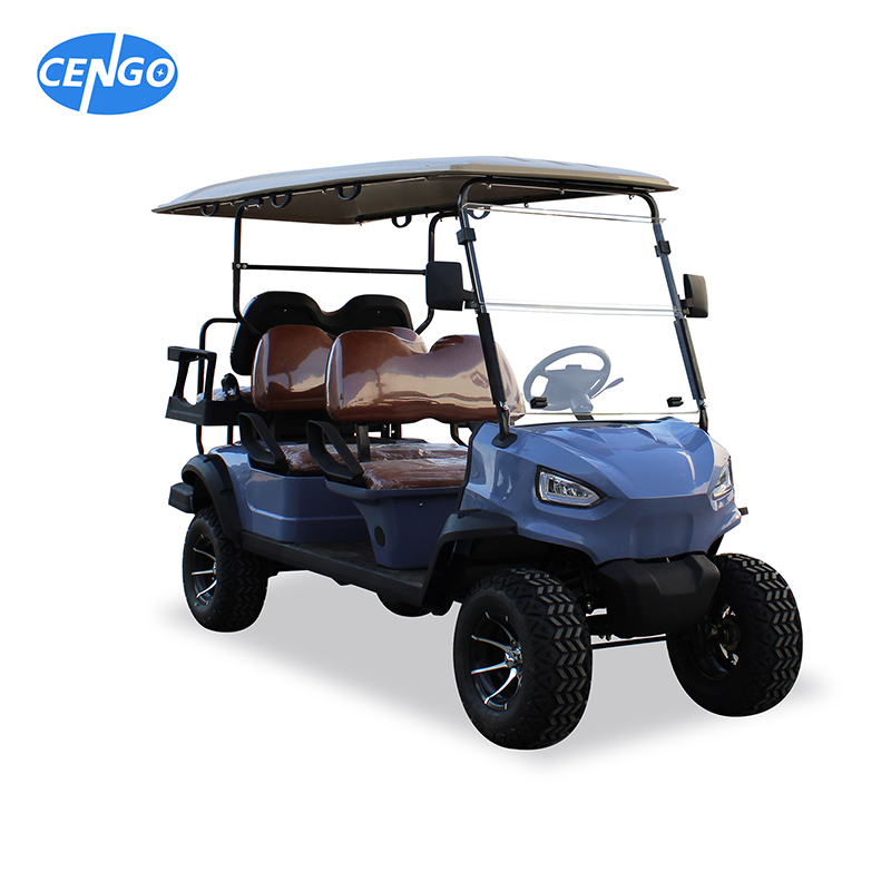 6 Passenger Golf Cart with Lifted Seats and 48V Controller