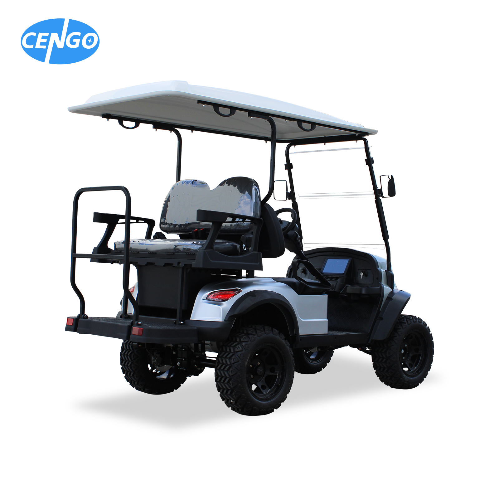Electric Hunting Buggy Lifted 4 Seater with Aluminum Alloy Hub
