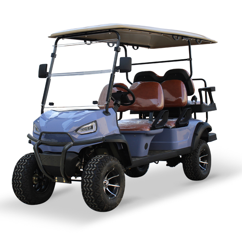 6-місний гольф-кар з двигуном змінного струму 48V5KW і транспортом для полювання