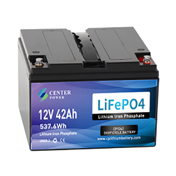 12V 42Ah LiFePO4 Battery CP12042 Center Power Battery