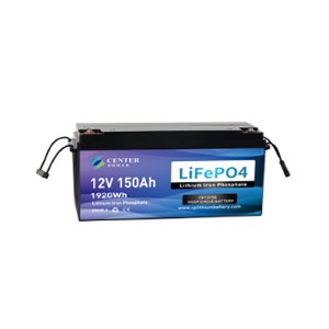 12V 150Ah LiFePO4 Battery CP120150Center Power Battery