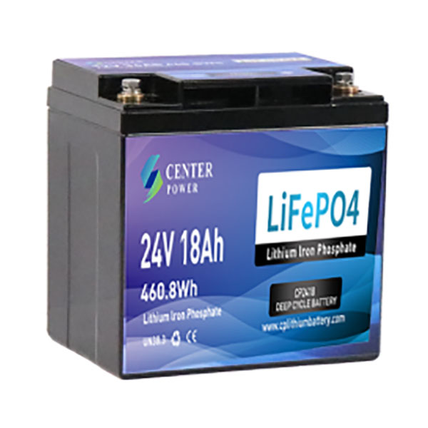 24V 18Ah Trolling Motor LiFePO4 Battery CP24018 Center Power Battery