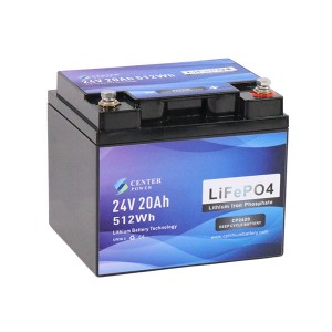 24V 20Ah Trolling Motor LiFePO4 Battery CP24020 Center Power Battery
