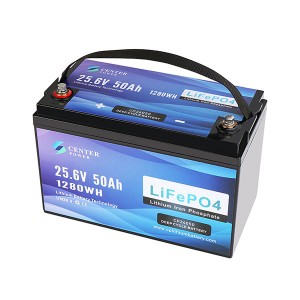 24V 50Ah Trolling Motor LiFePO4 Battery CP24050 Center Power Battery