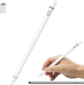 Active Stylus Pen Compatible for iOS&Android Touch Screens, Pencil for iPad with Dual Touch Function,Rechargeable Stylus for iPad/iPad Pro/Air/Mini/iPhone/Cellphone/Samsung/Tablet Drawing&...